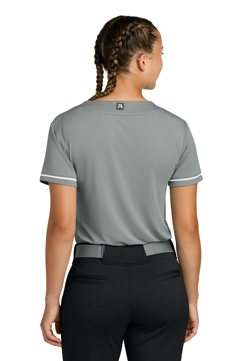 Richardson Women's Select 2-Button Softball Jersey - Grey