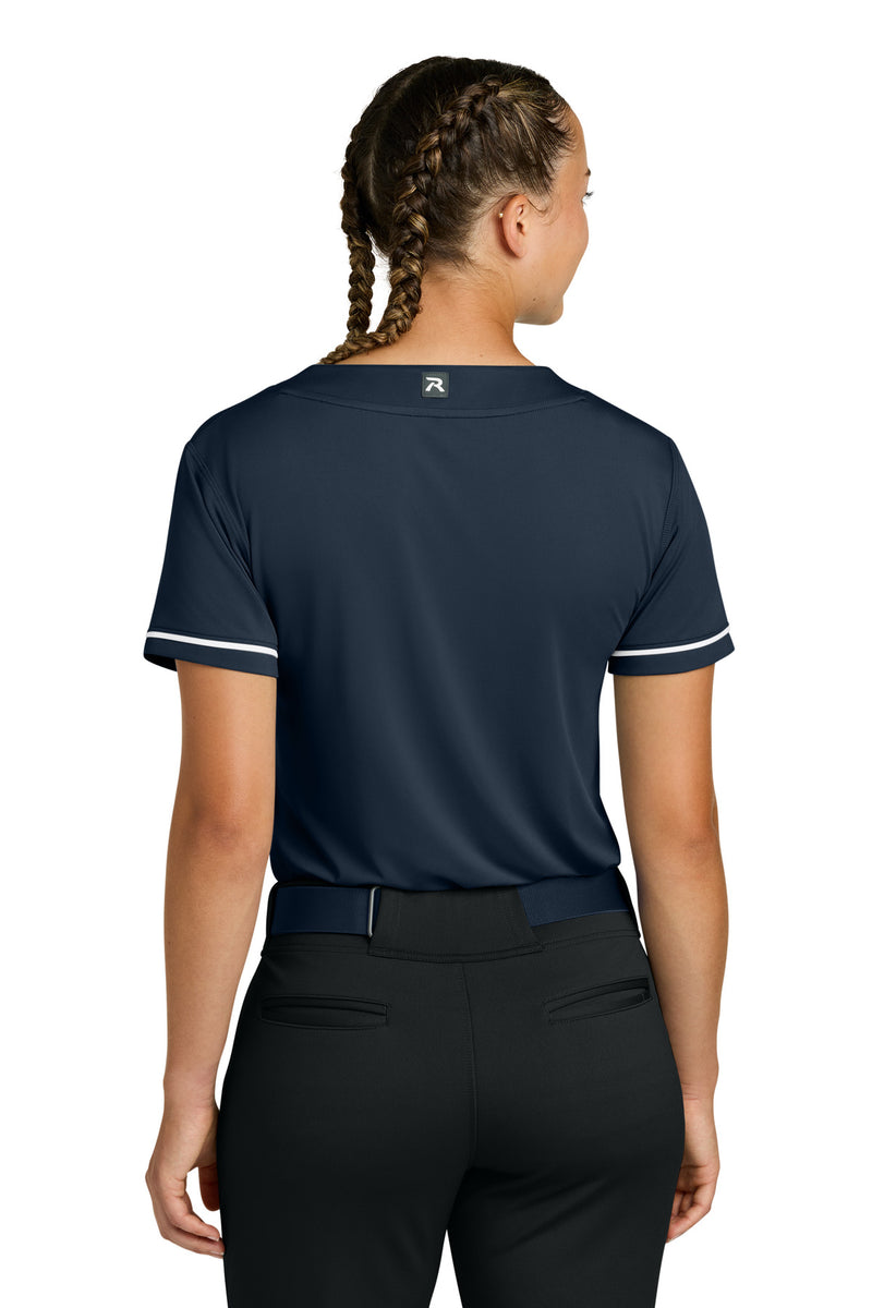 Richardson Women's Select 2-Button Softball Jersey - Navy