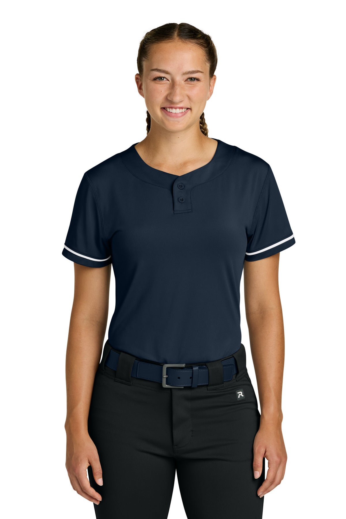 Richardson Women's Select 2-Button Softball Jersey - Navy