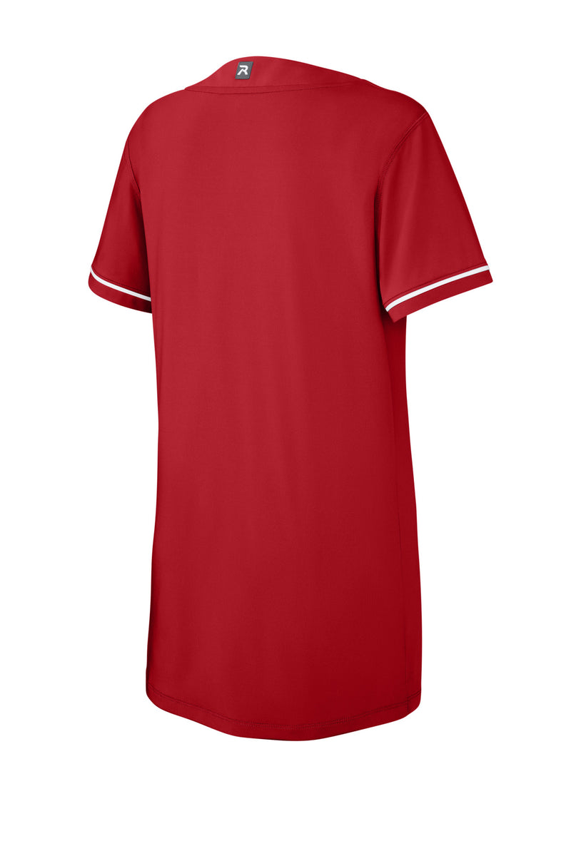 Richardson Women's Select 2-Button Softball Jersey - Red