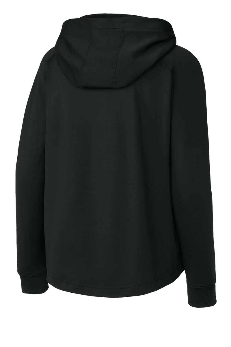 Richardson Youth Charge Performance Fleece Long Sleeve Hoodie - Black