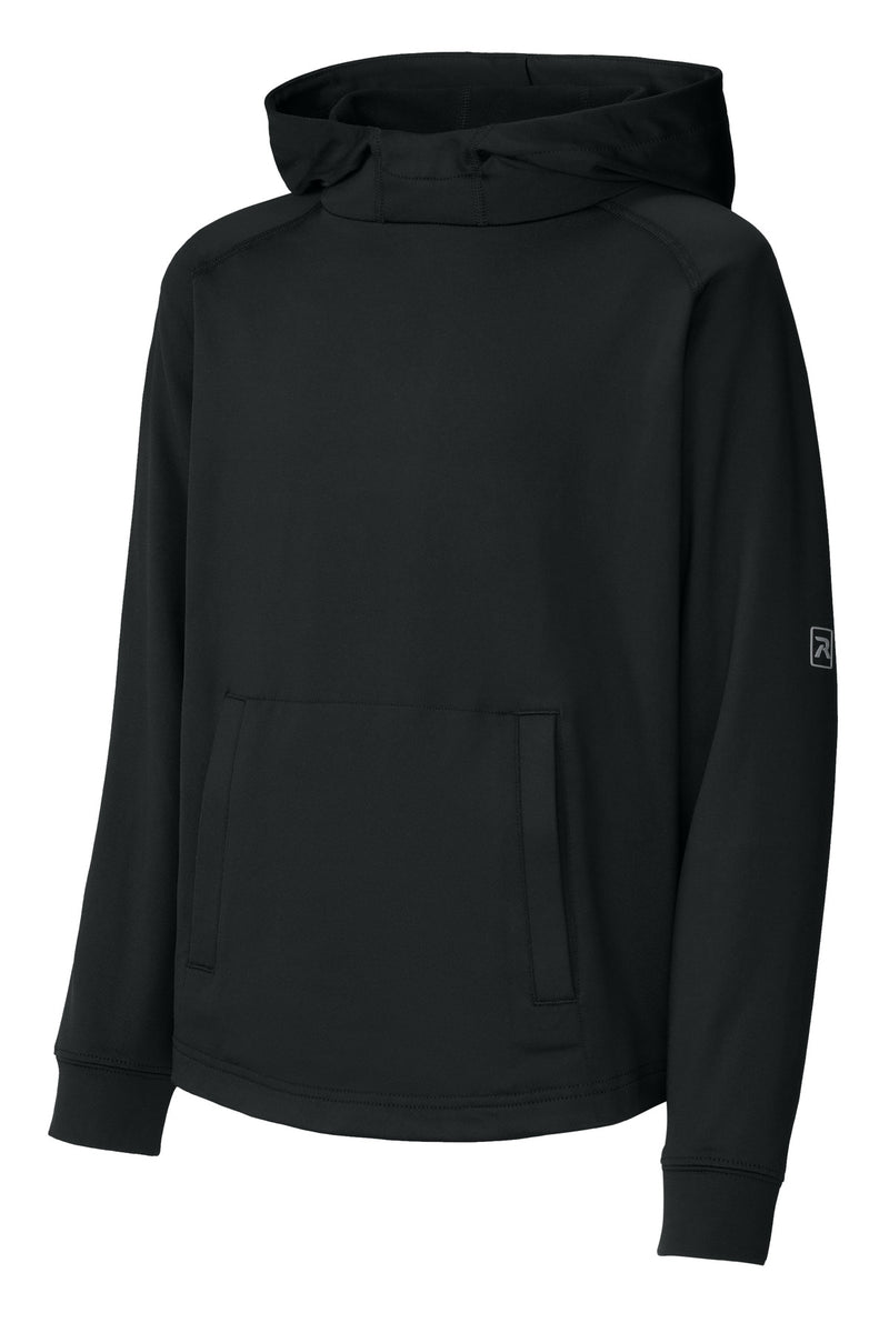 Richardson Youth Charge Performance Fleece Long Sleeve Hoodie - Black