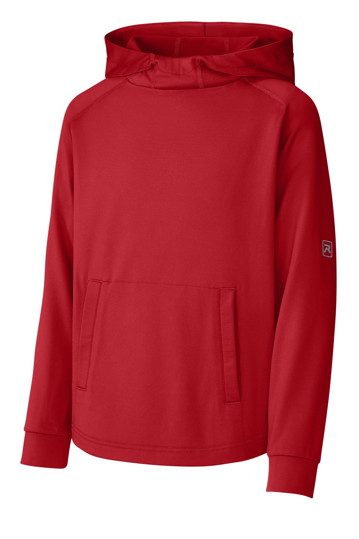 Richardson Youth Charge Performance Fleece Long Sleeve Hoodie - Red