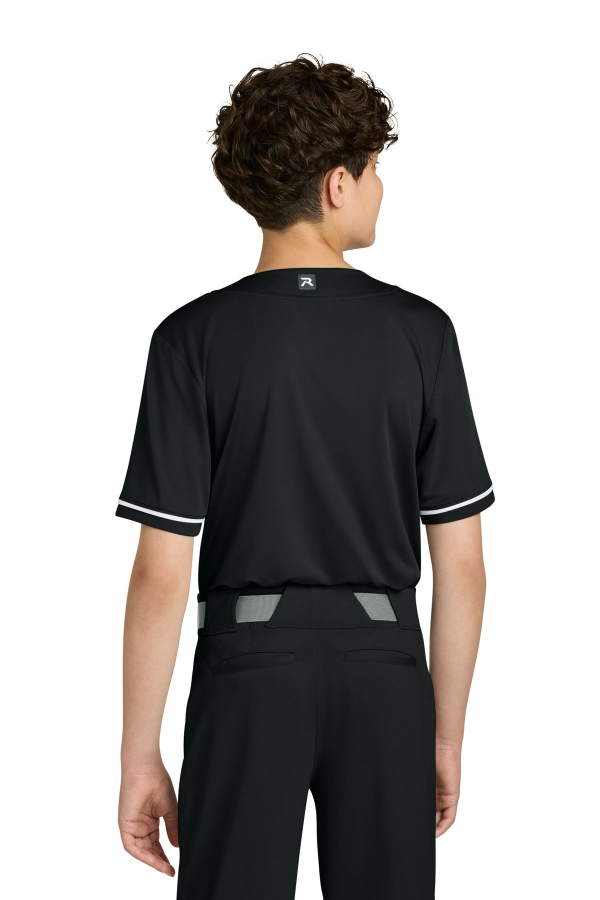 Richardson Youth Select 2-Button Baseball Jersey - Black