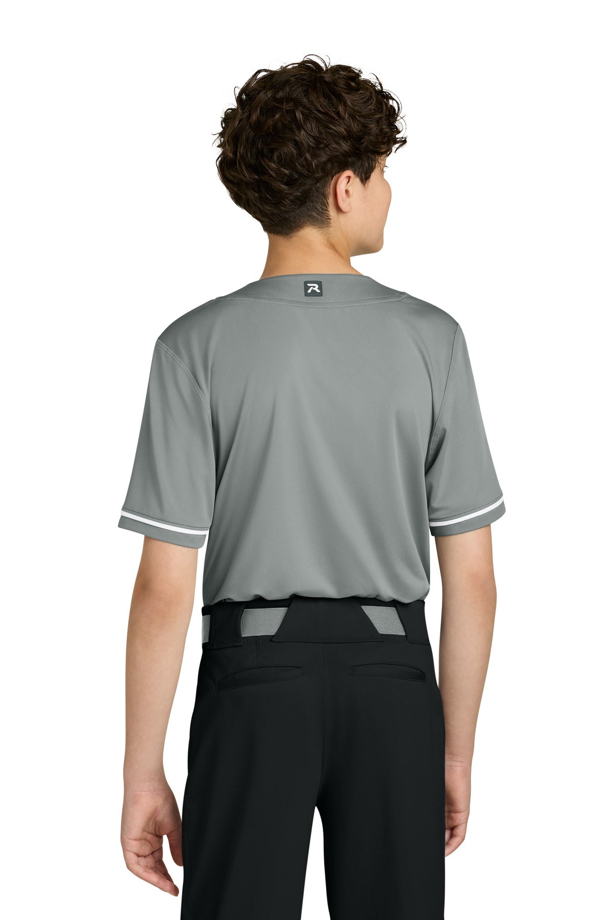 Richardson Youth Select 2-Button Baseball Jersey - Grey
