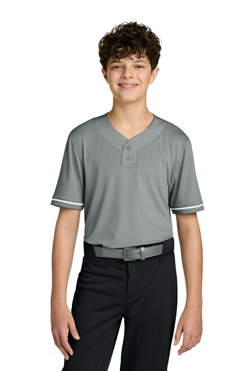 Richardson Youth Select 2-Button Baseball Jersey - Grey