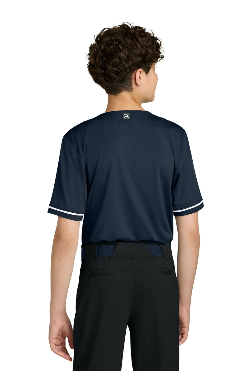 Richardson Youth Select 2-Button Baseball Jersey - Navy