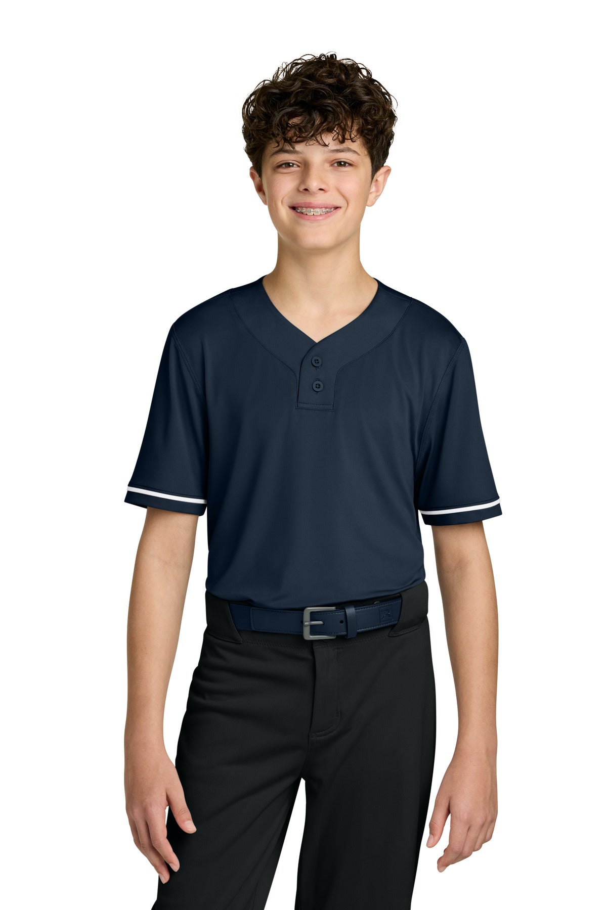 Richardson Youth Select 2-Button Baseball Jersey - Navy