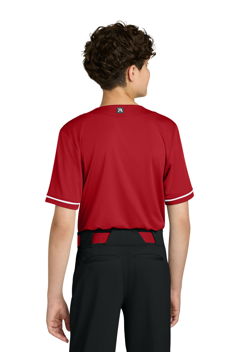 Richardson Youth Select 2-Button Baseball Jersey - Red