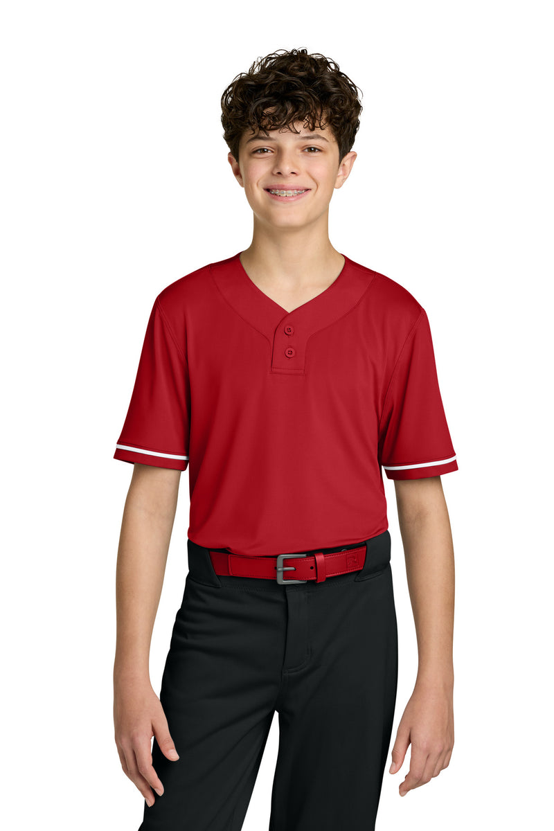 Richardson Youth Select 2-Button Baseball Jersey - Red