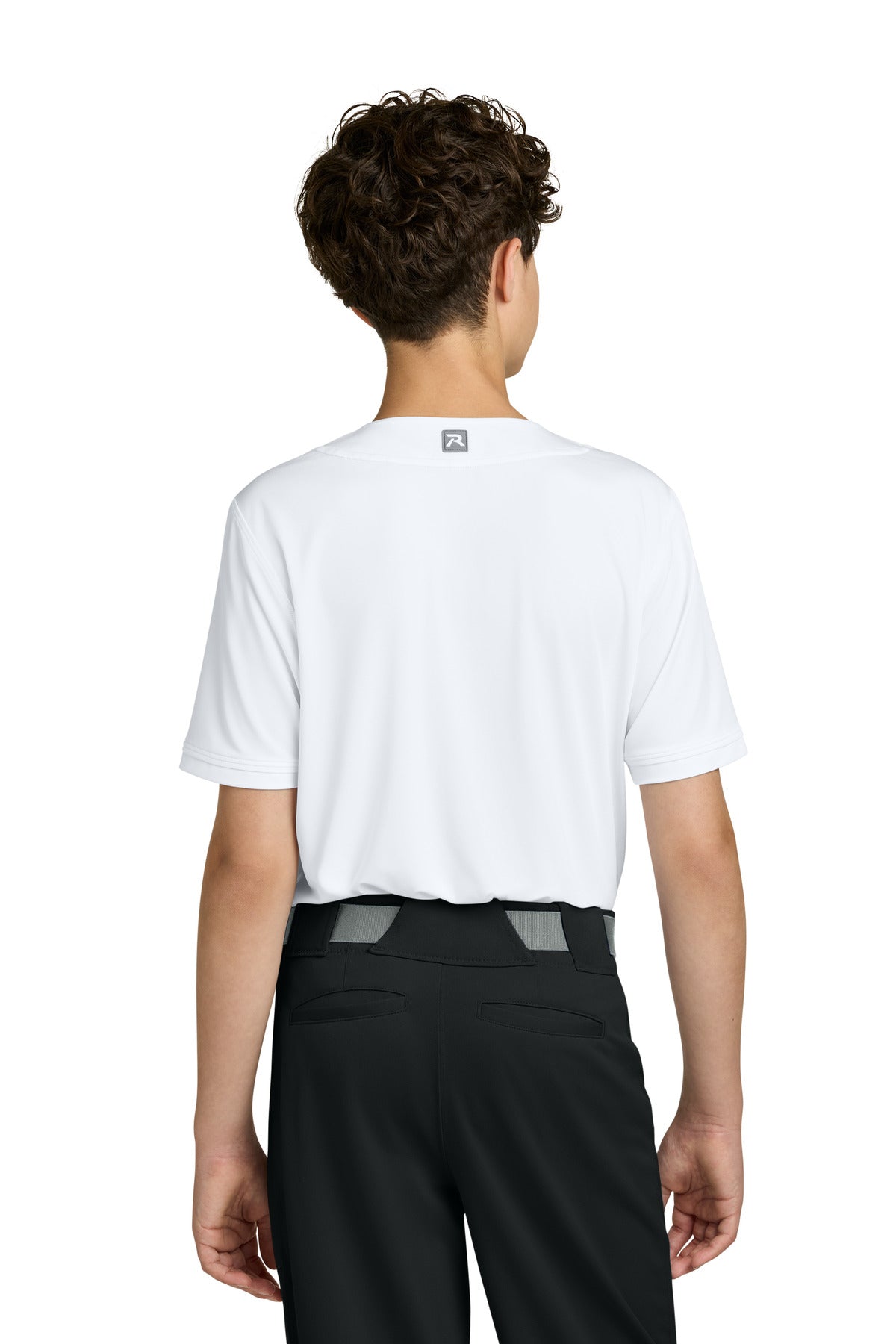 Richardson Youth Select 2-Button Baseball Jersey - White