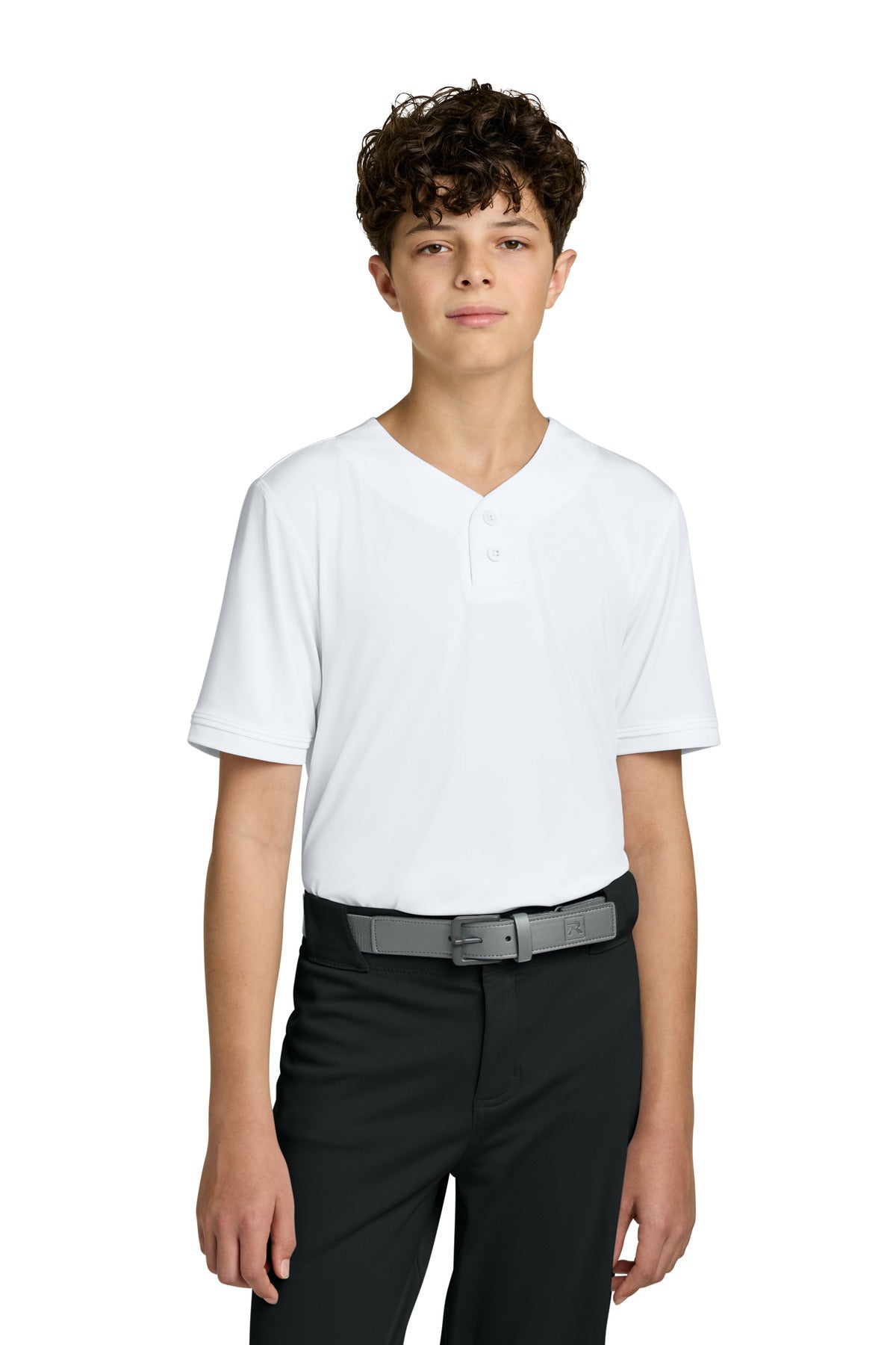Richardson Youth Select 2-Button Baseball Jersey - White