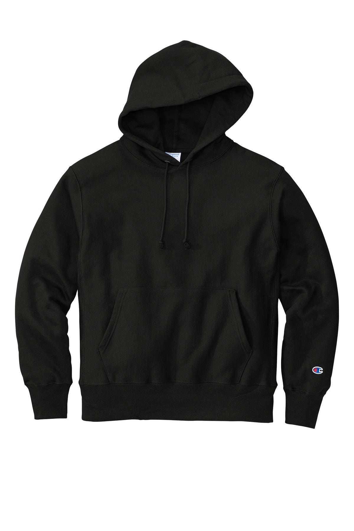 Champion   Reverse Weave   Hooded Sweatshirt - Black