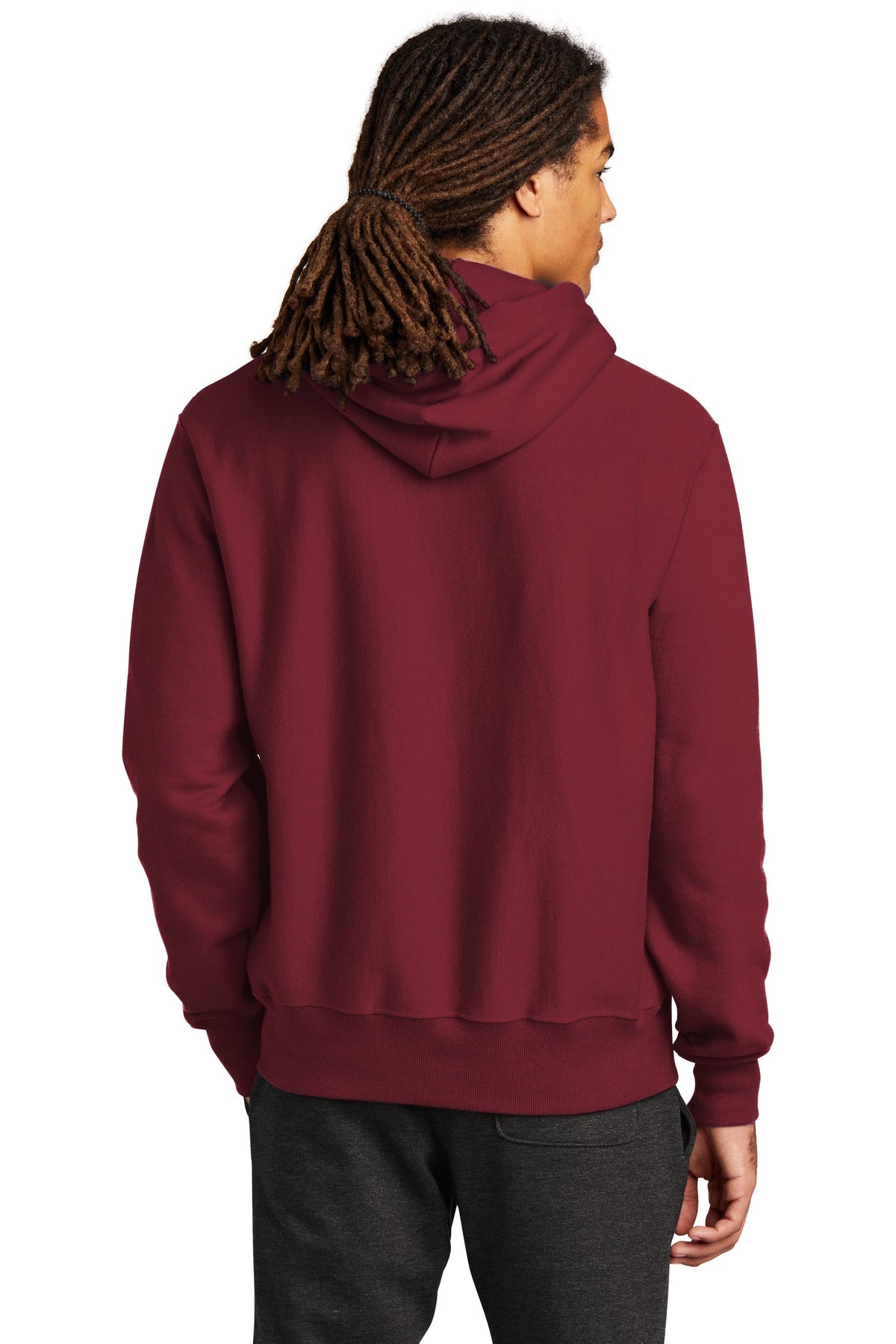 Champion   Reverse Weave   Hooded Sweatshirt - Cardinal