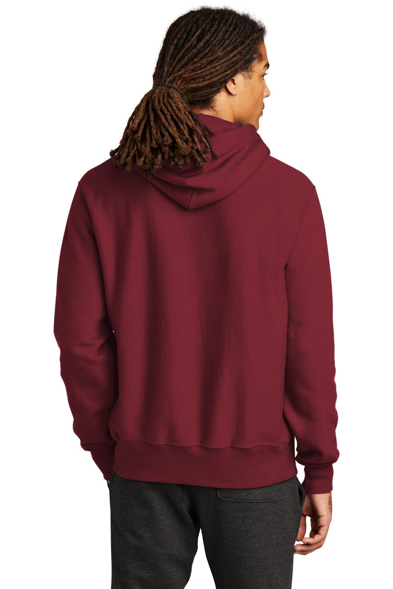 Champion   Reverse Weave   Hooded Sweatshirt - Cardinal