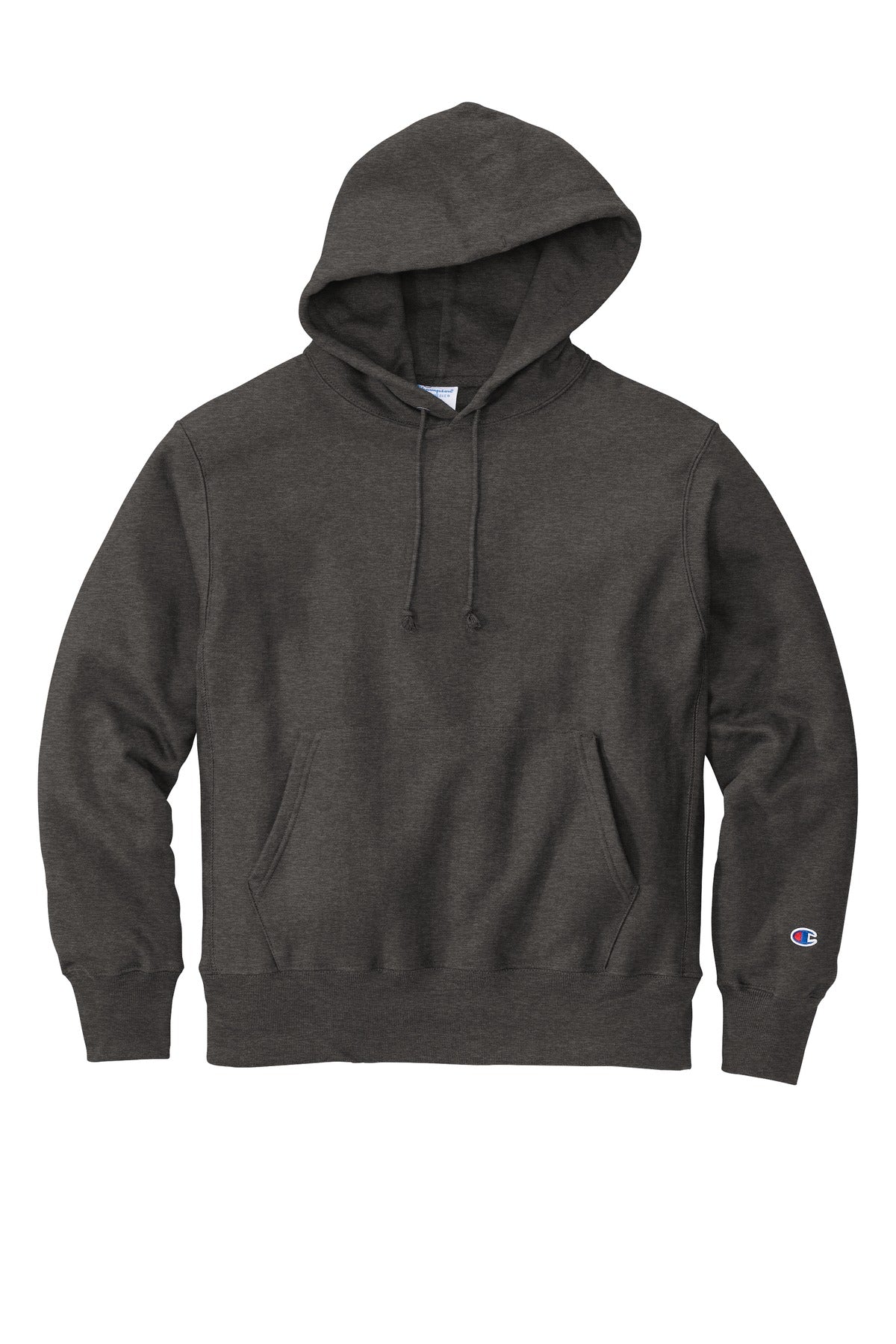 Champion   Reverse Weave   Hooded Sweatshirt - Charcoal Heather