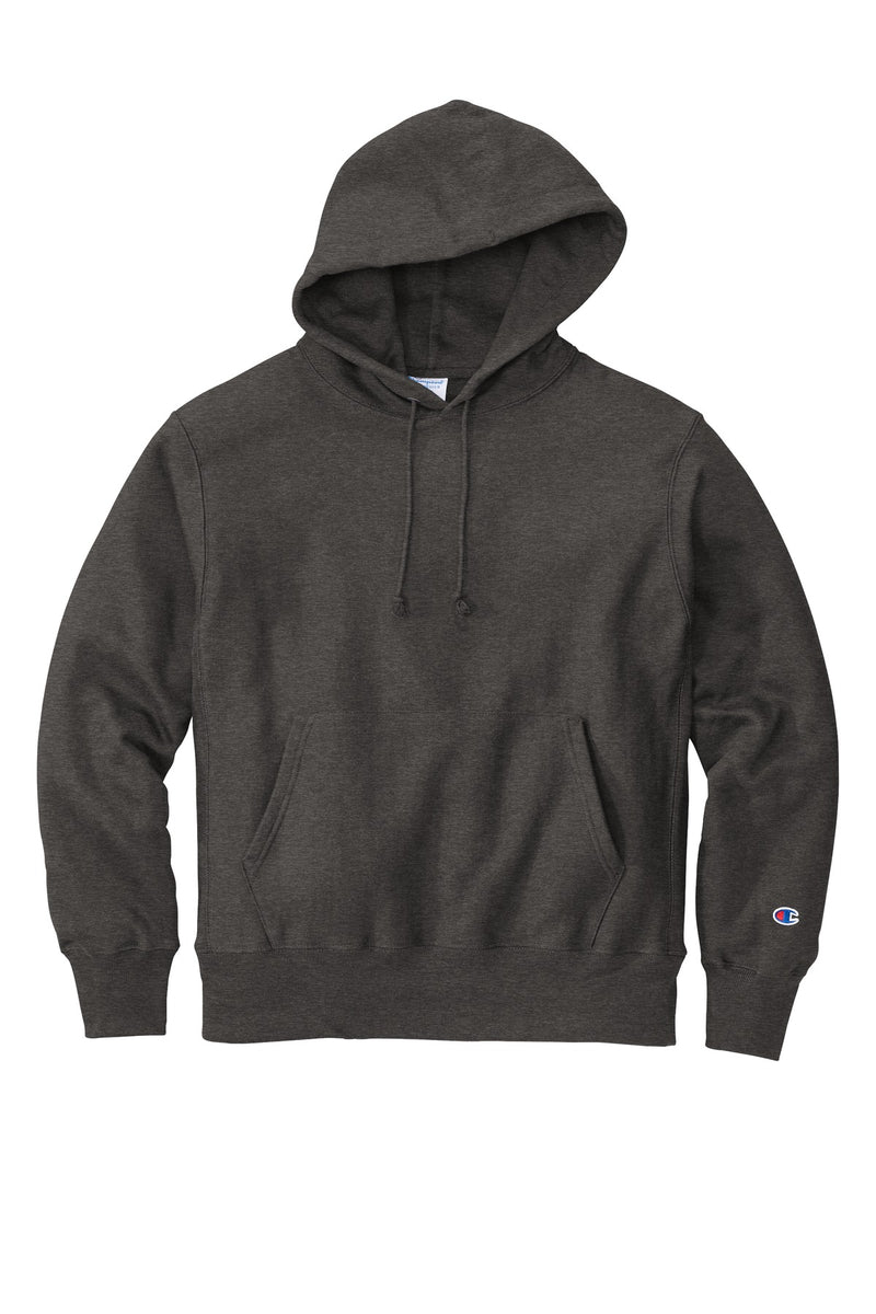 Champion   Reverse Weave   Hooded Sweatshirt - Charcoal Heather