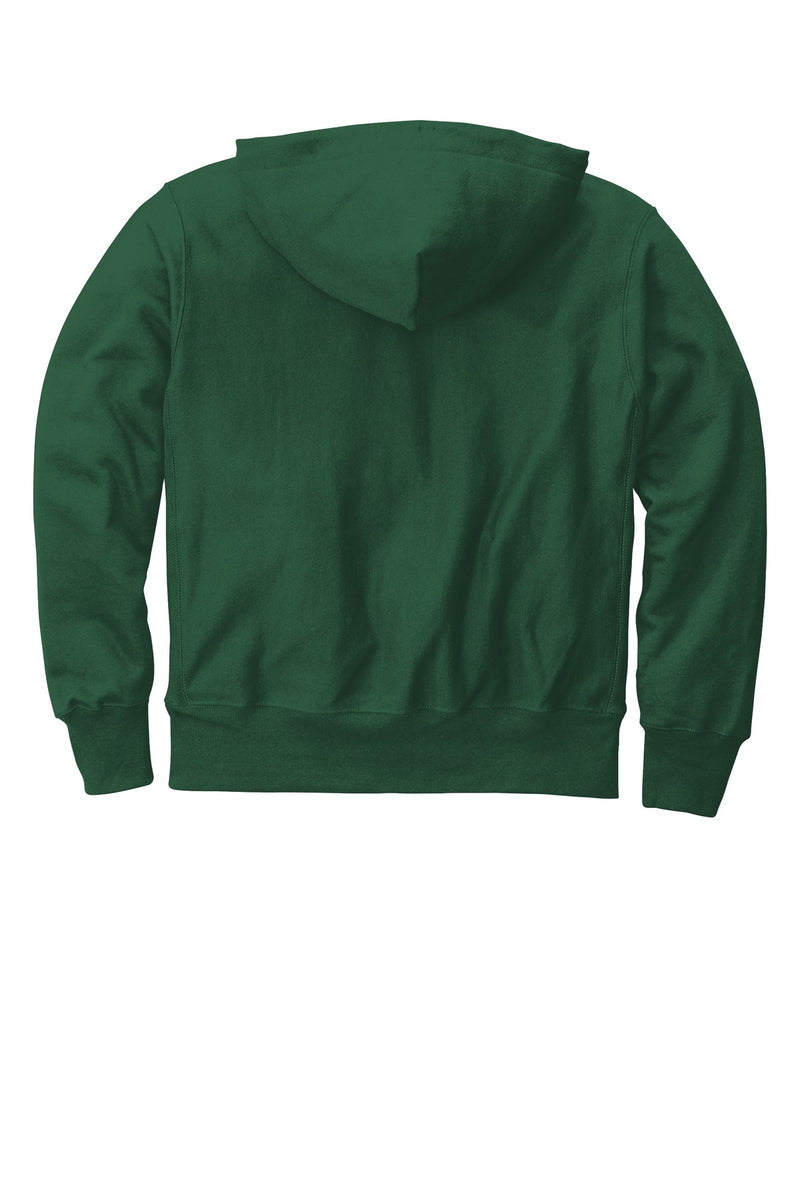 Champion   Reverse Weave   Hooded Sweatshirt - Dark Green