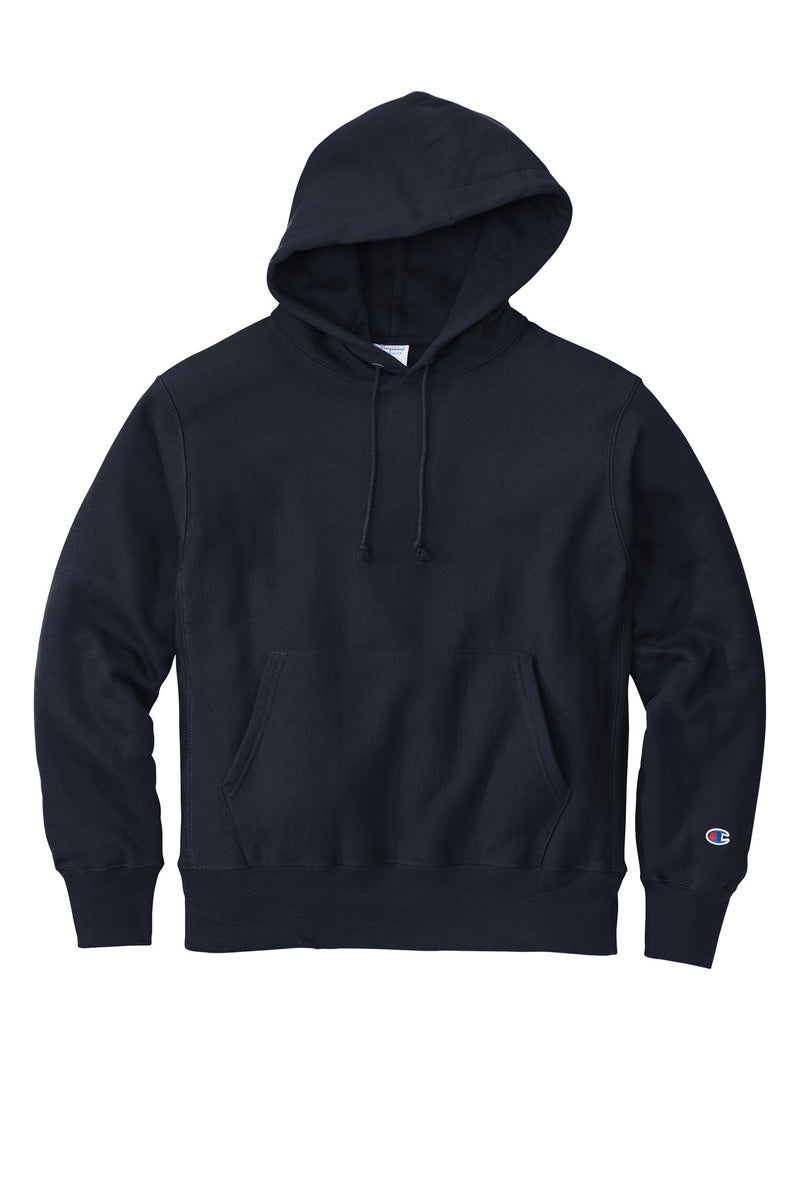 Champion   Reverse Weave   Hooded Sweatshirt - Navy