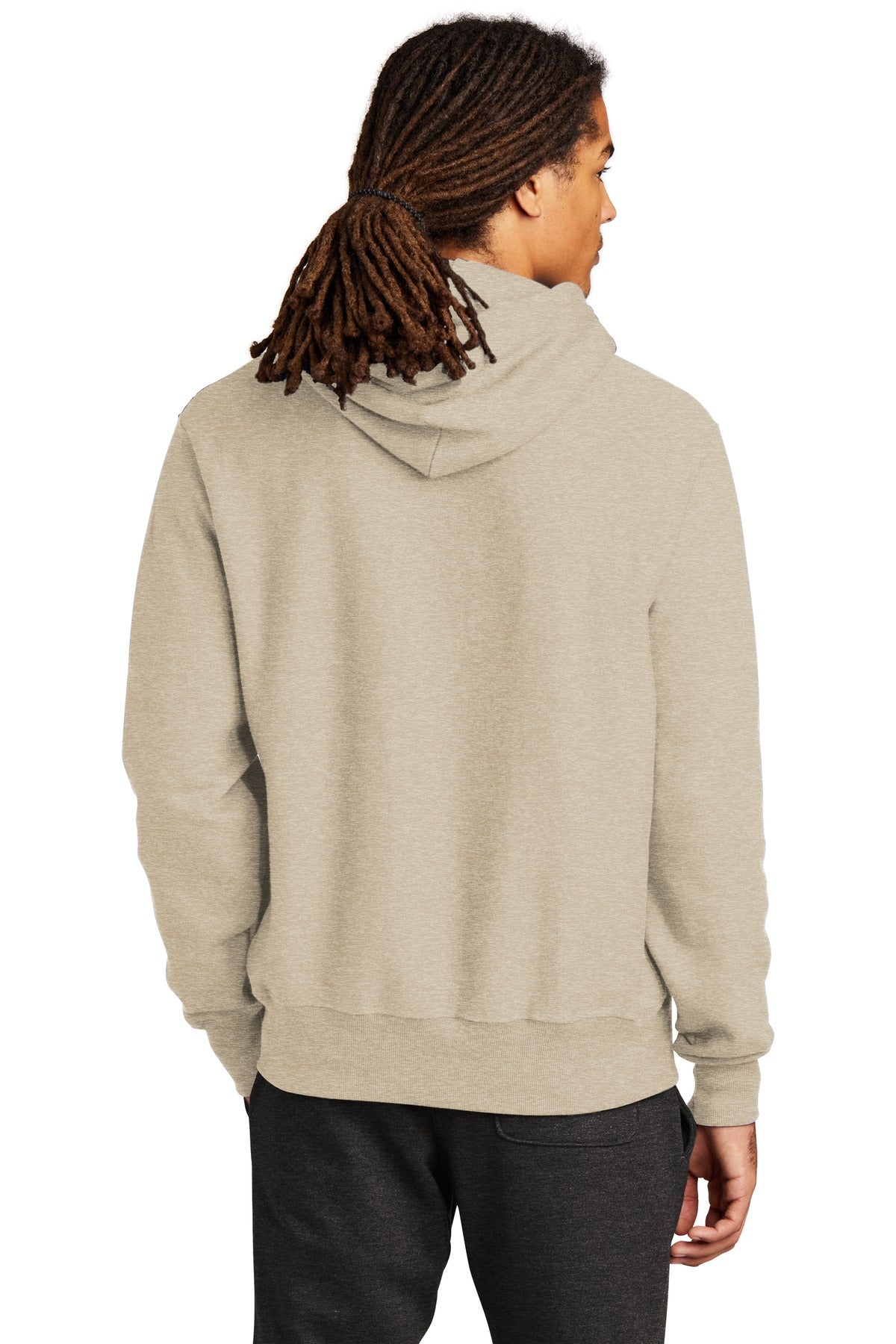 Champion   Reverse Weave   Hooded Sweatshirt - Oatmeal Heather
