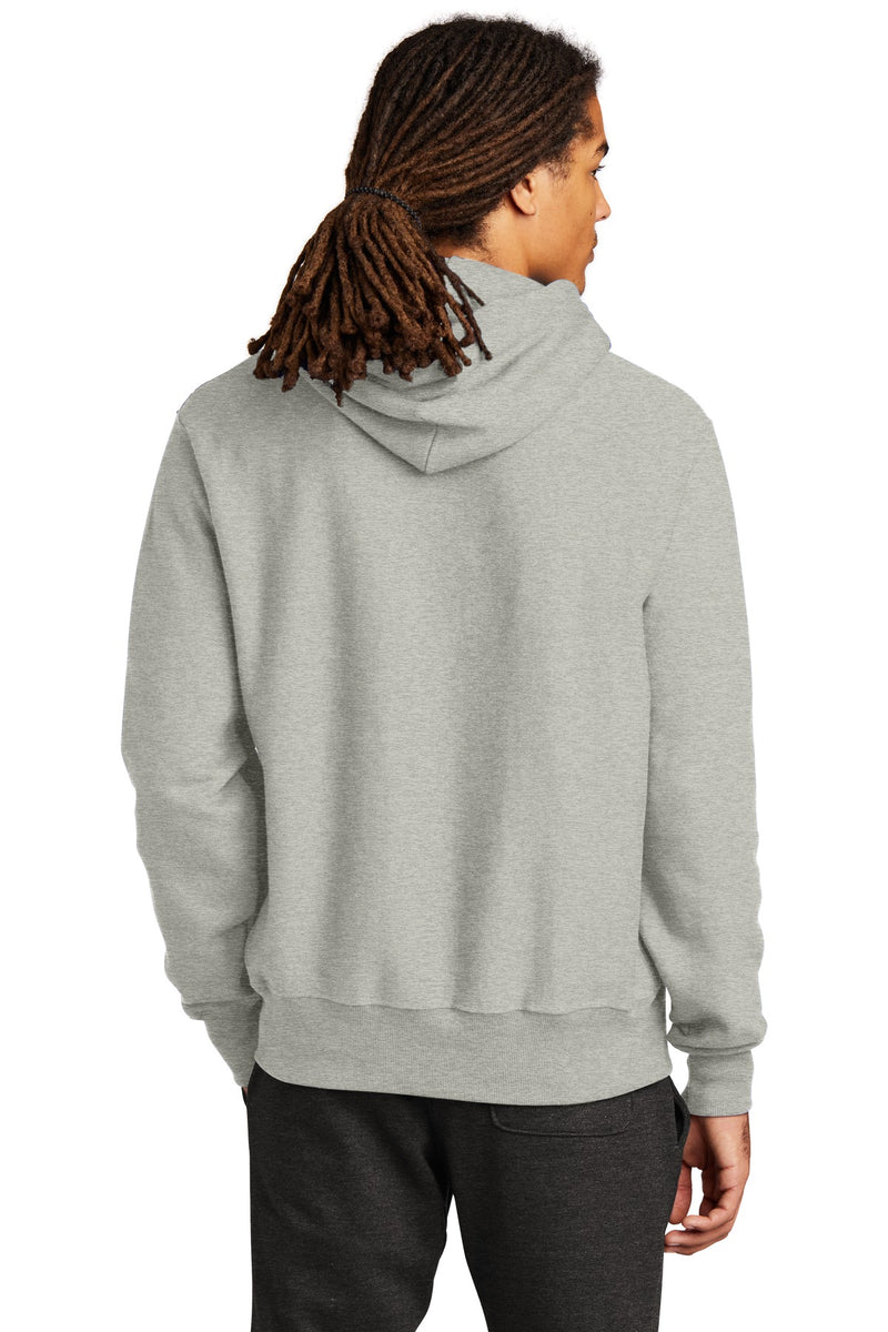 Champion   Reverse Weave   Hooded Sweatshirt - Oxford Grey