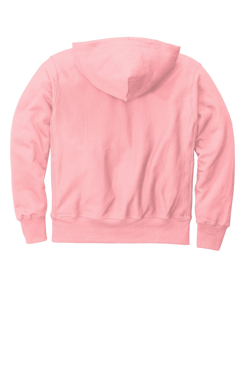 Champion   Reverse Weave   Hooded Sweatshirt - Pink Candy