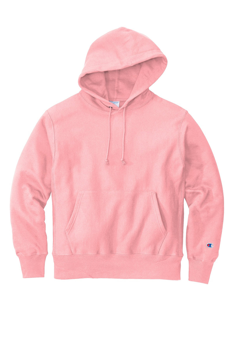 Champion   Reverse Weave   Hooded Sweatshirt - Pink Candy