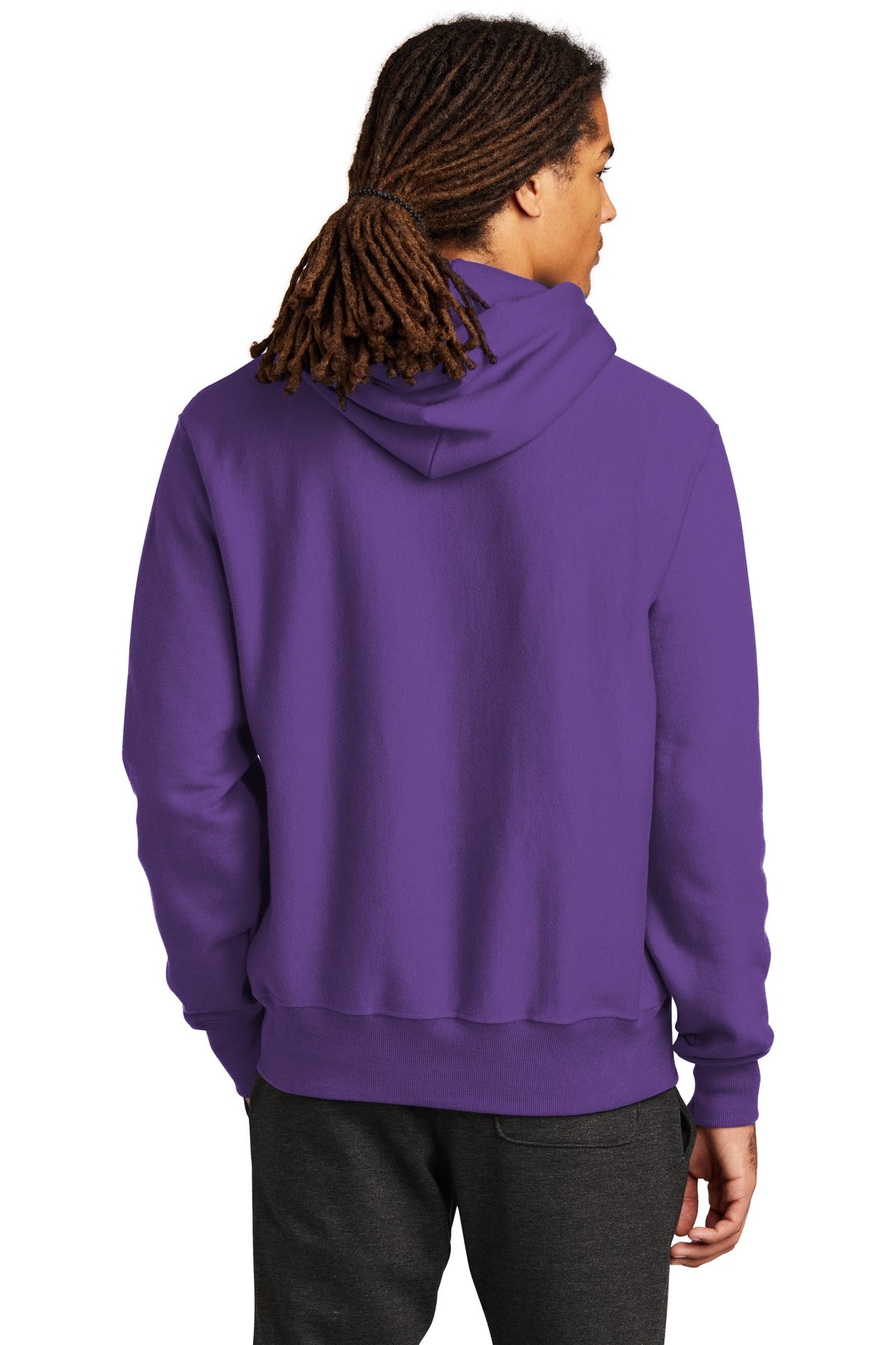 Champion   Reverse Weave   Hooded Sweatshirt - Purple