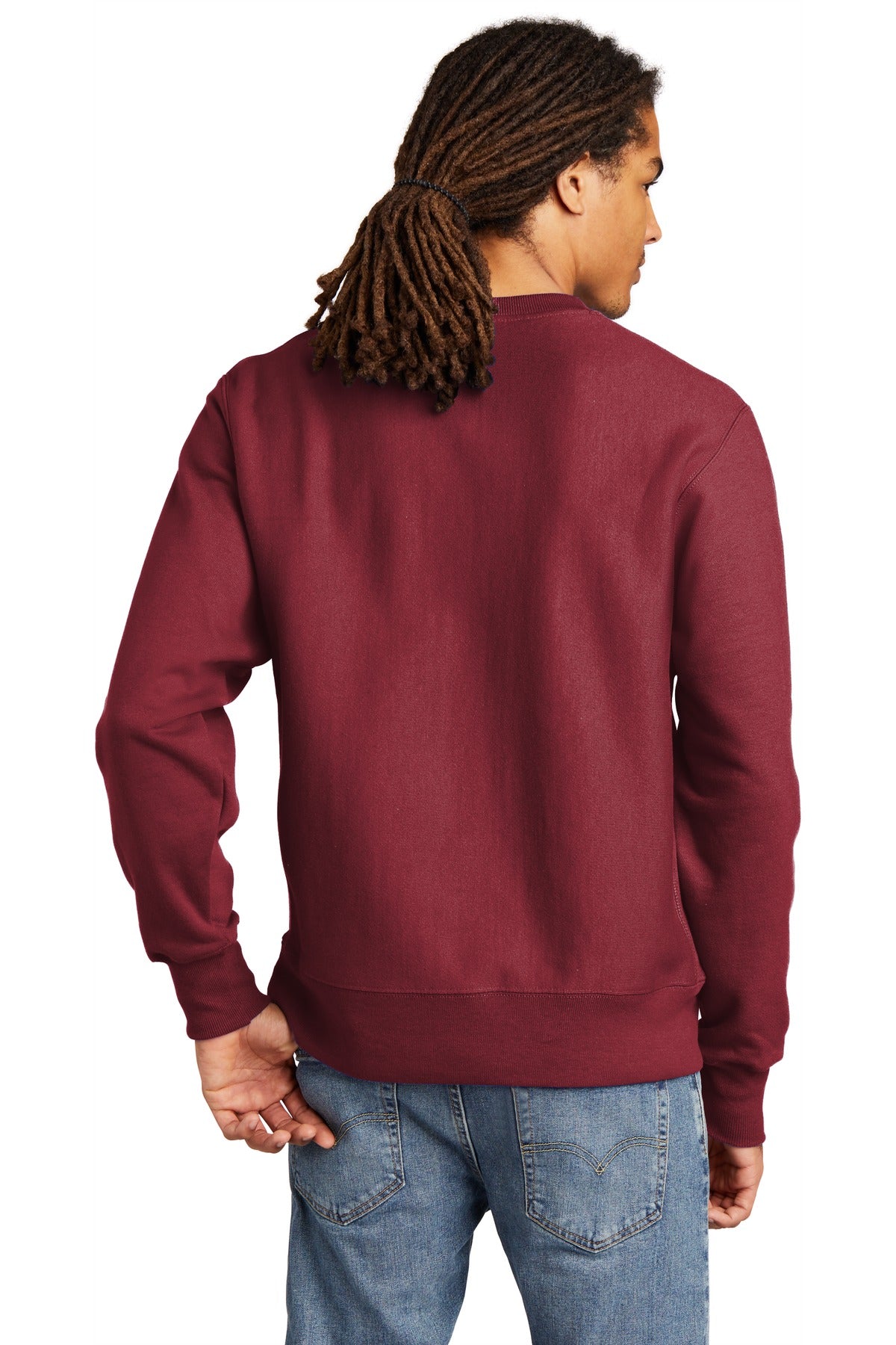 Champion   Reverse Weave   Crewneck Sweatshirt - Cardinal