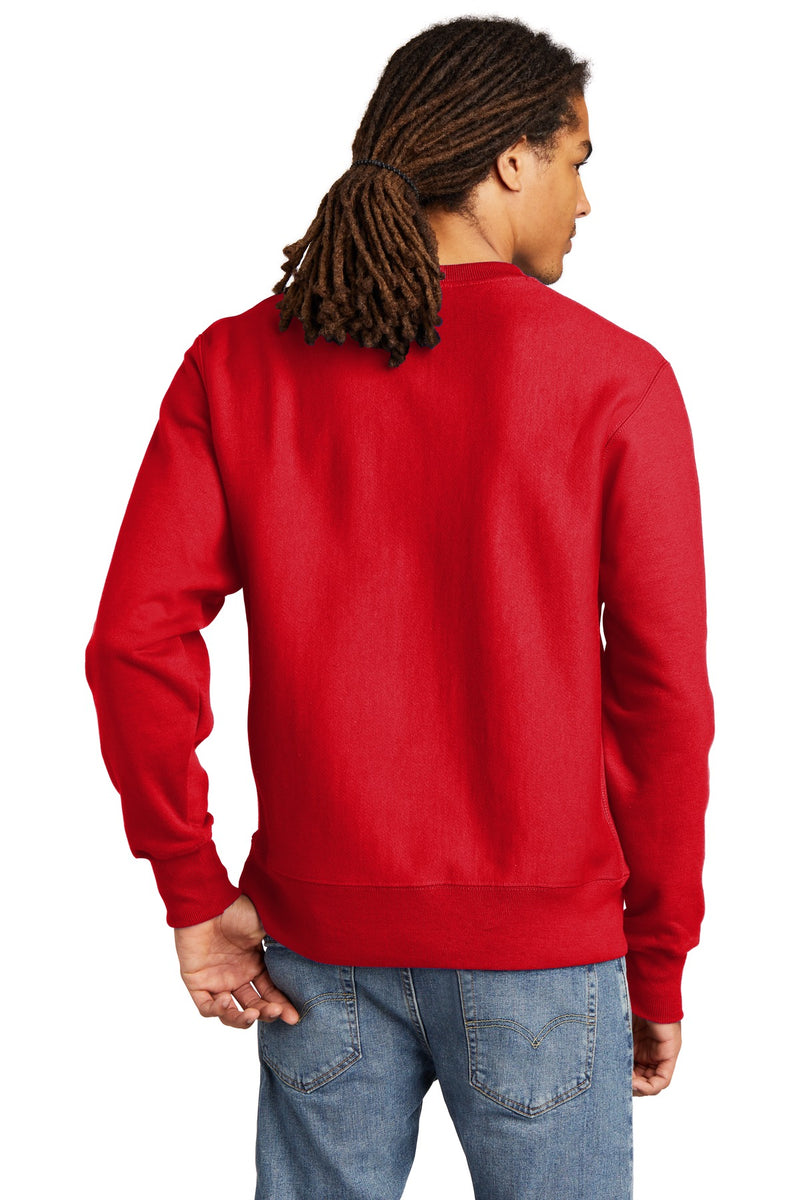 Champion   Reverse Weave   Crewneck Sweatshirt - Red