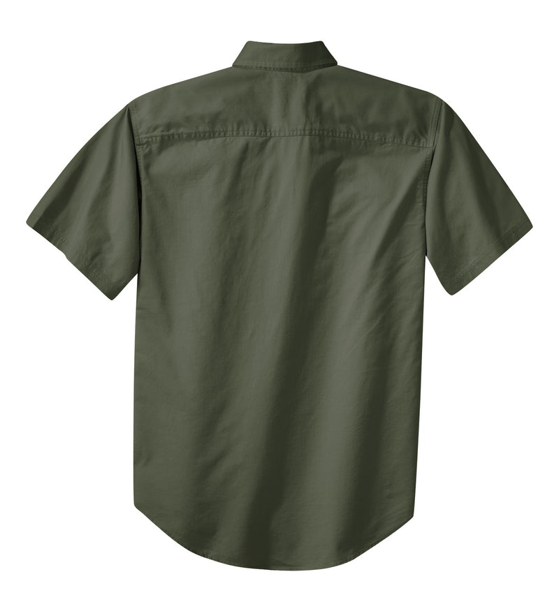 Port Authority Short Sleeve Twill Shirt - Faded Olive