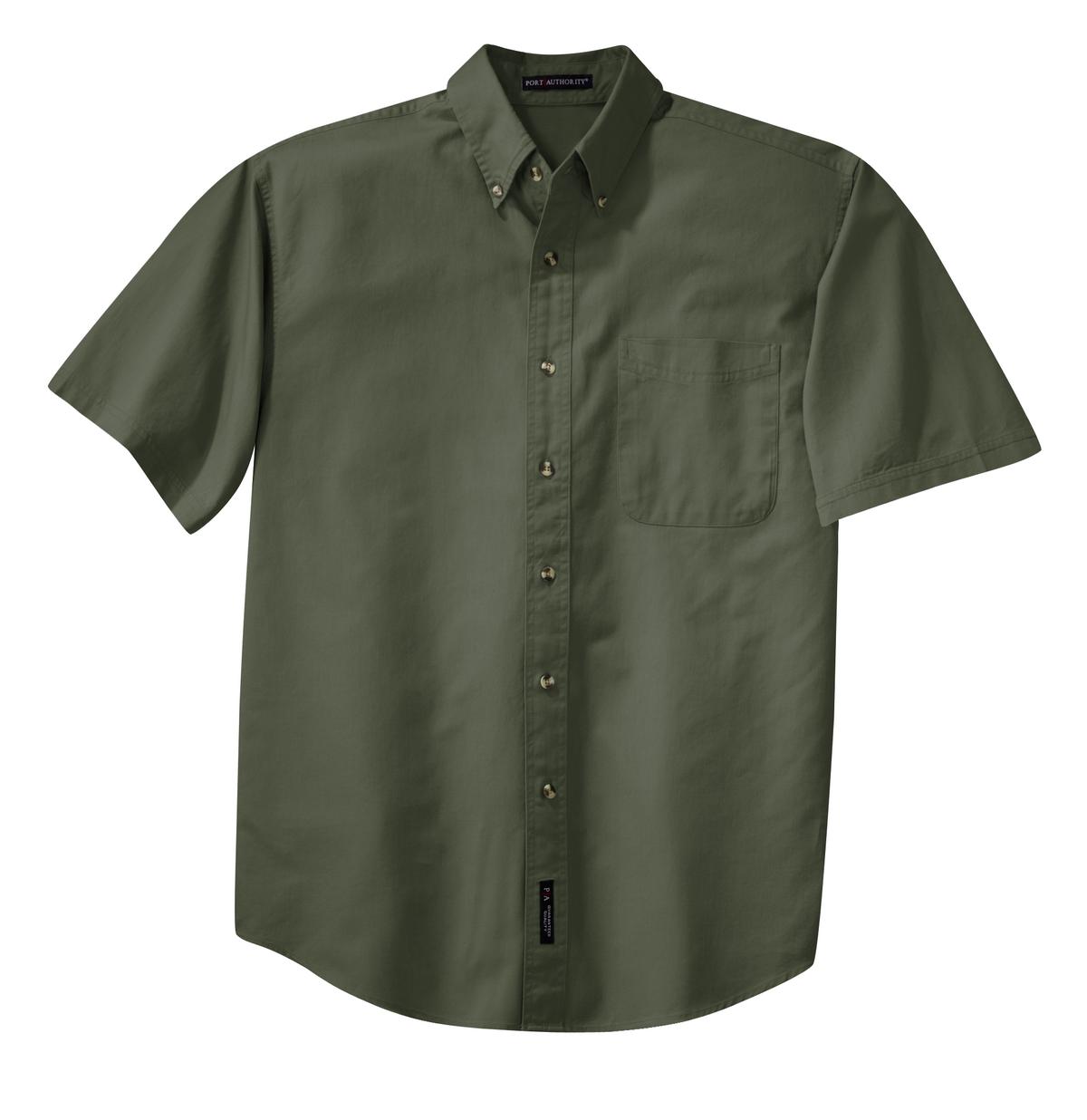 Port Authority Short Sleeve Twill Shirt - Faded Olive