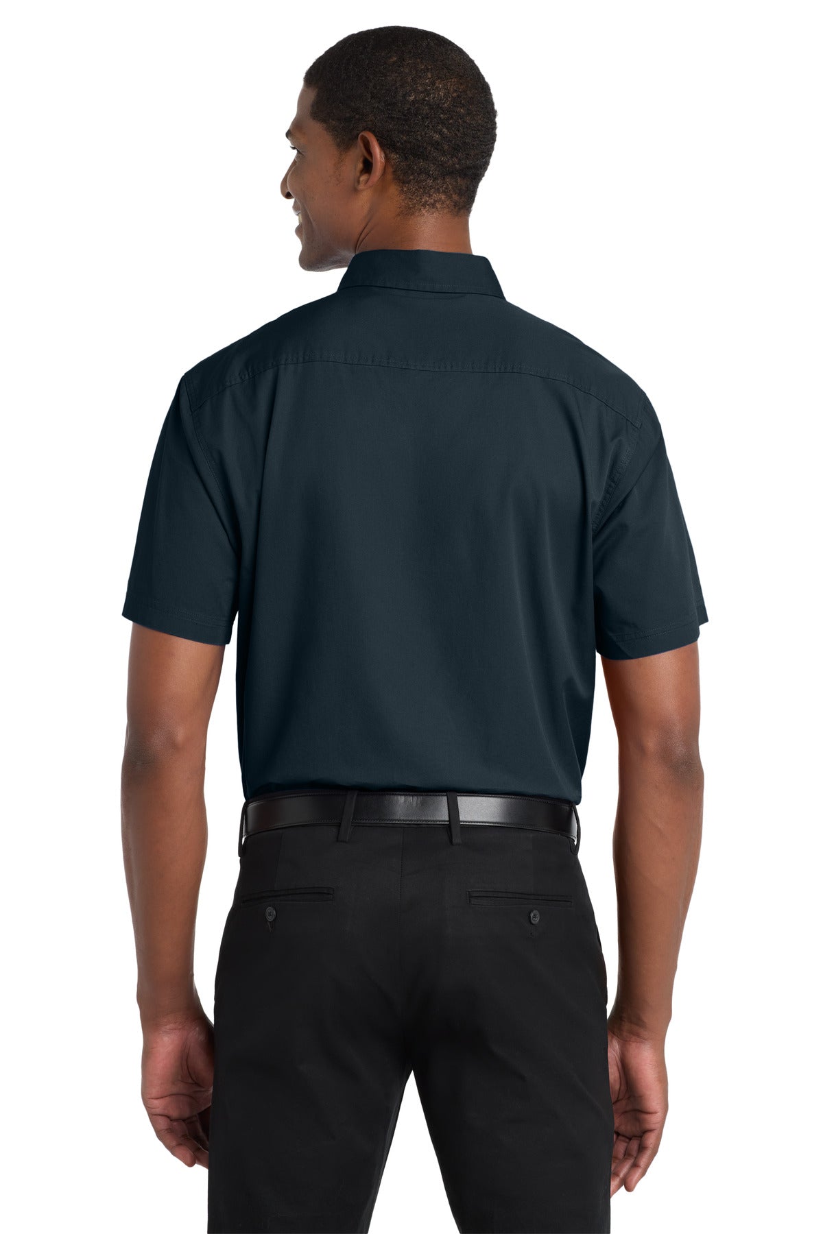 Port Authority Short Sleeve Twill Shirt - Classic Navy