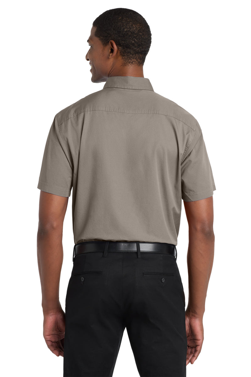 Port Authority Short Sleeve Twill Shirt - Khaki