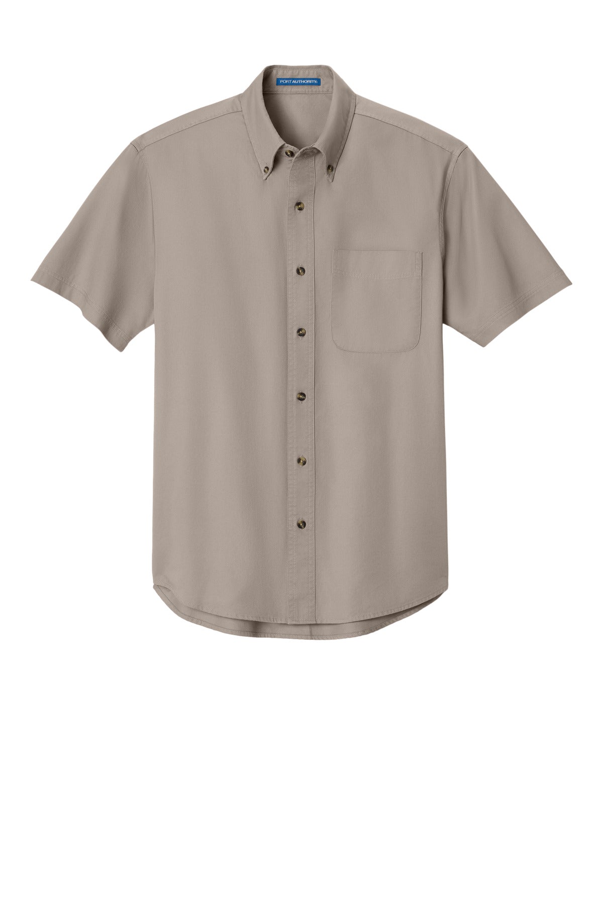 Port Authority Short Sleeve Twill Shirt - Stone