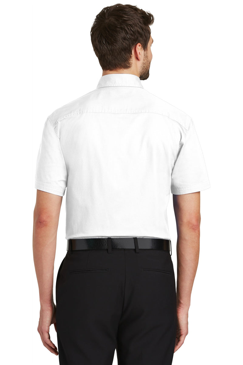 Port Authority Short Sleeve Twill Shirt - White