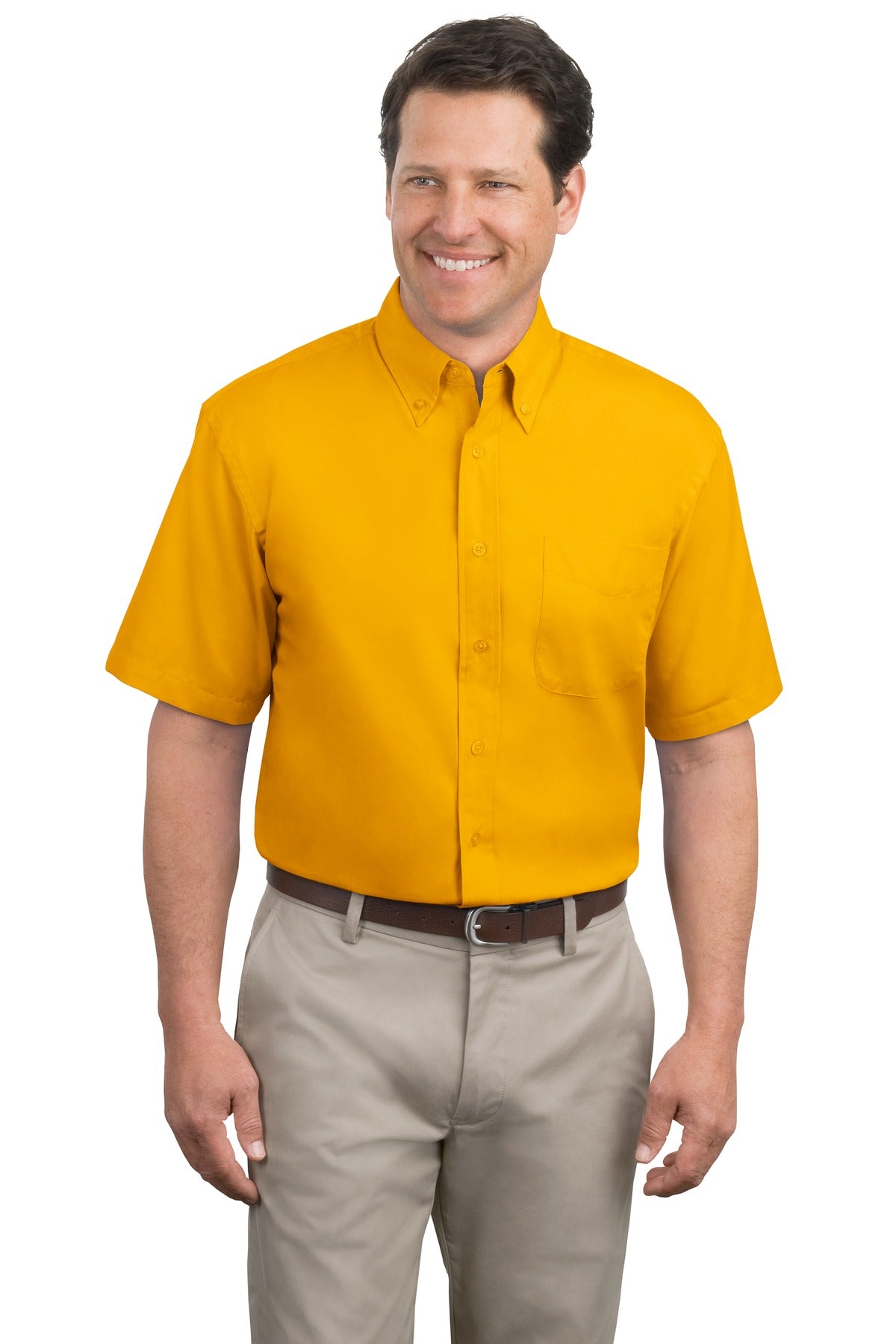 Port Authority Short Sleeve Easy Care Shirt - Gold