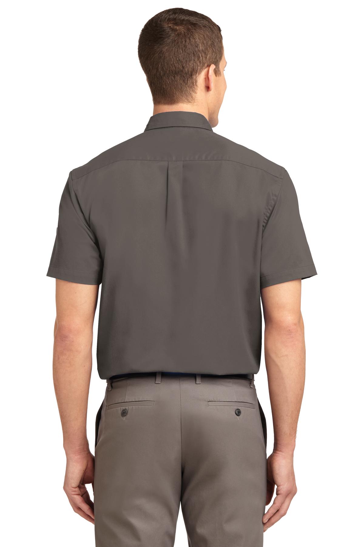 Port Authority Short Sleeve Easy Care Shirt - Bark