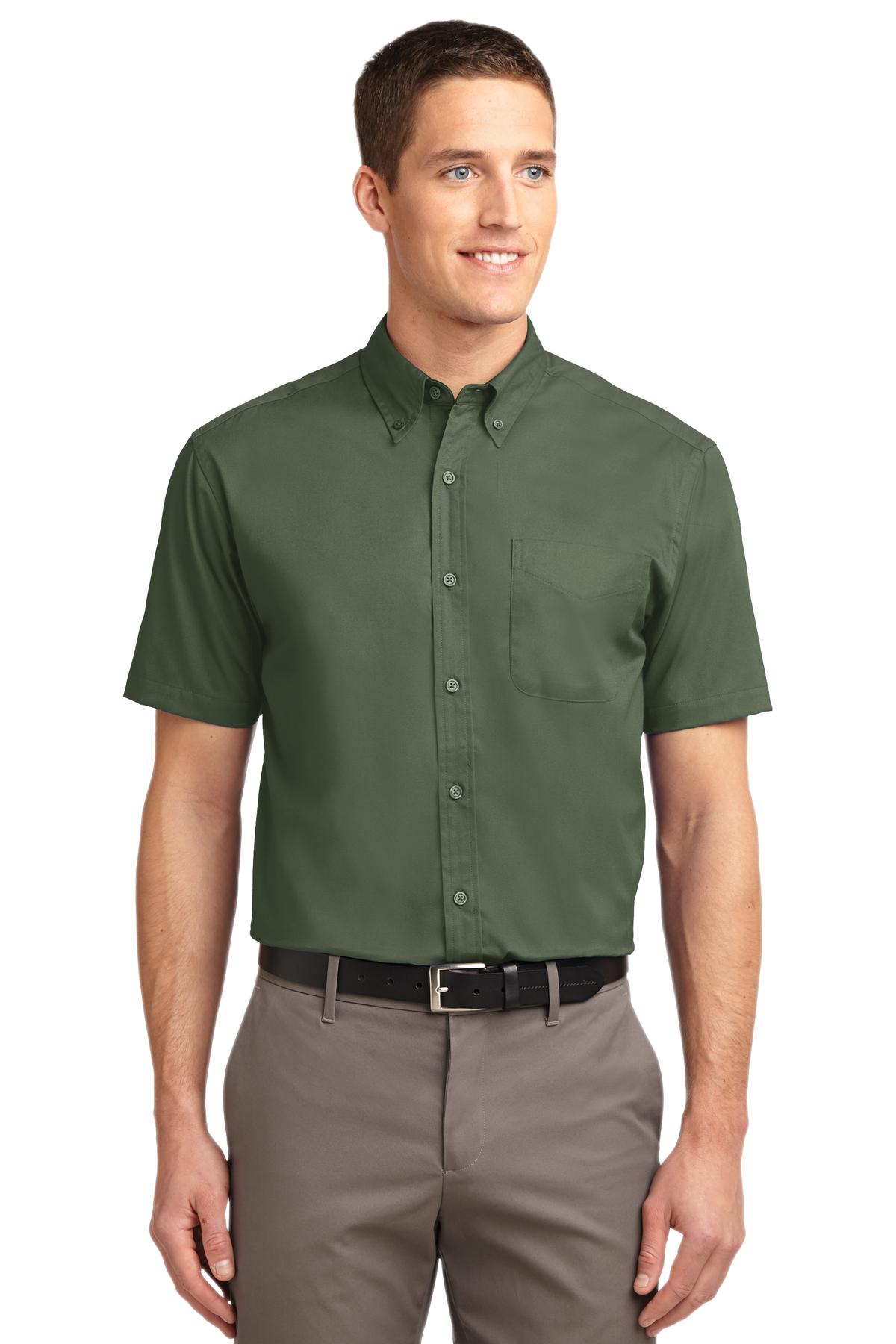 Port Authority Short Sleeve Easy Care Shirt - Clover Green