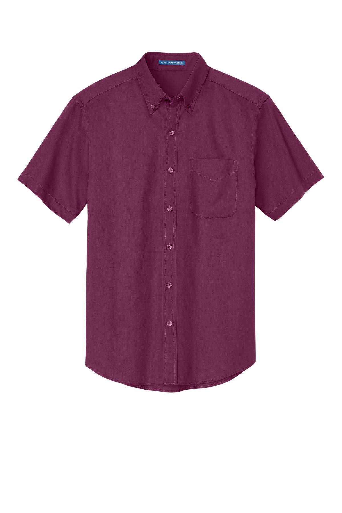 Port Authority Short Sleeve Easy Care Shirt - Deep Berry