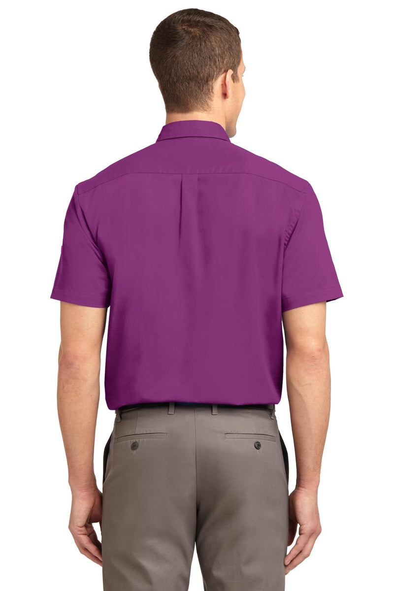 Port Authority Short Sleeve Easy Care Shirt - Deep Berry