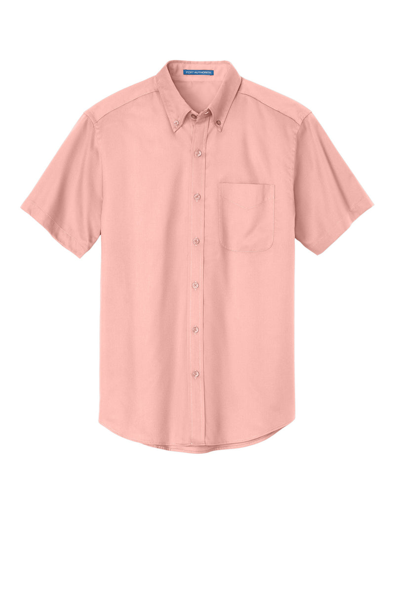 Port Authority Short Sleeve Easy Care Shirt - Light Pink