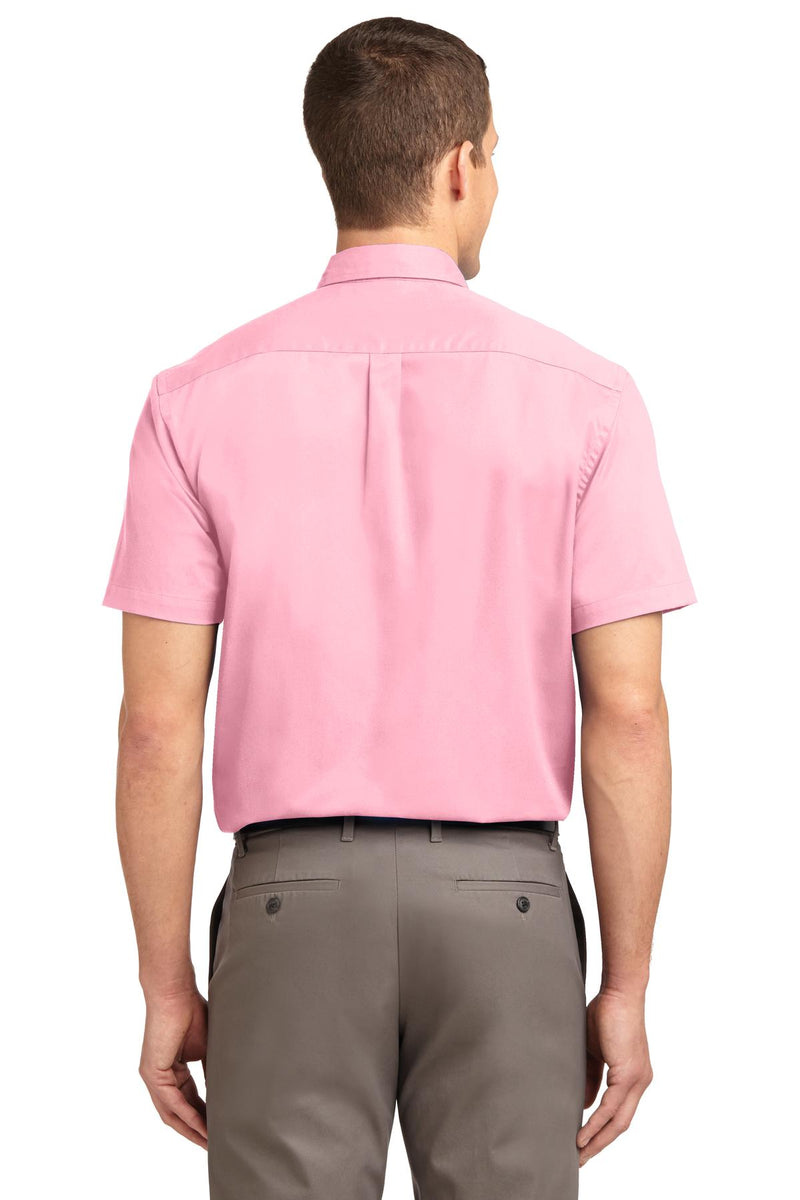 Port Authority Short Sleeve Easy Care Shirt - Light Pink