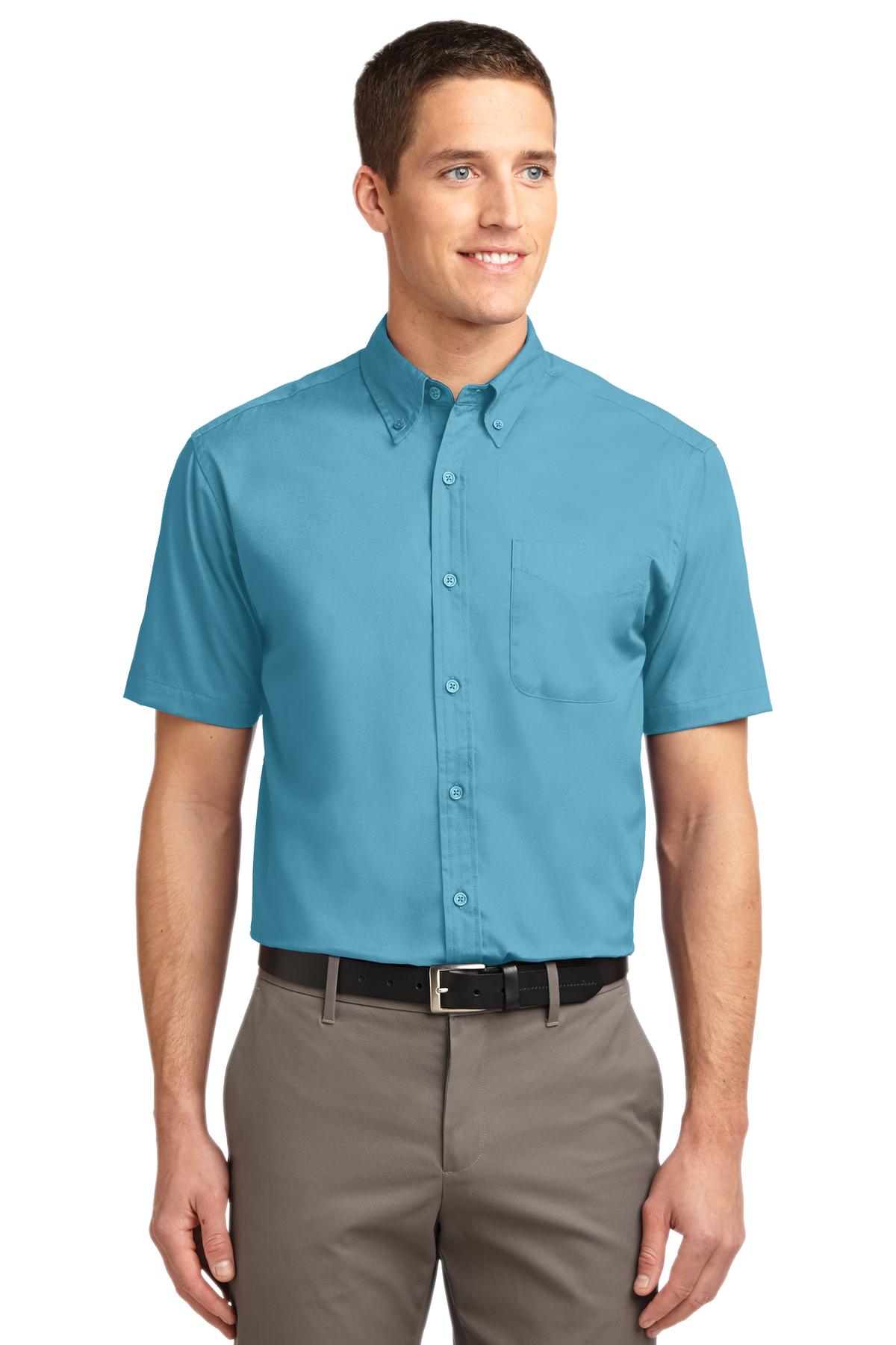 Port Authority Short Sleeve Easy Care Shirt - Maui Blue