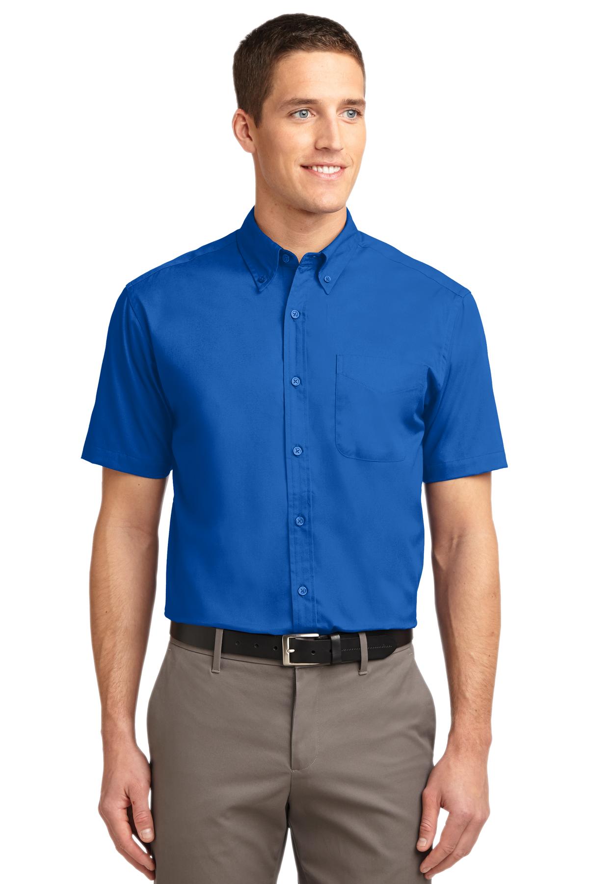Port Authority Short Sleeve Easy Care Shirt - Strong Blue