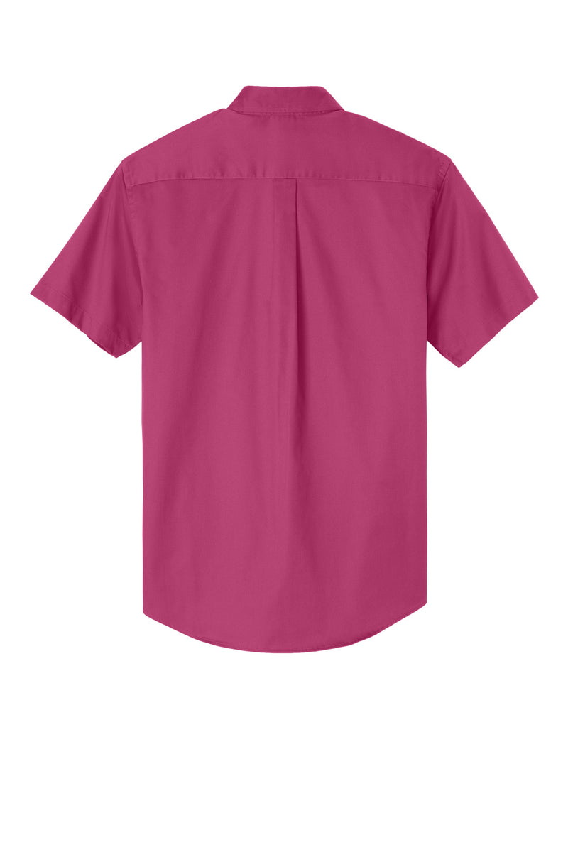 Port Authority Short Sleeve Easy Care Shirt - Tropical Pink