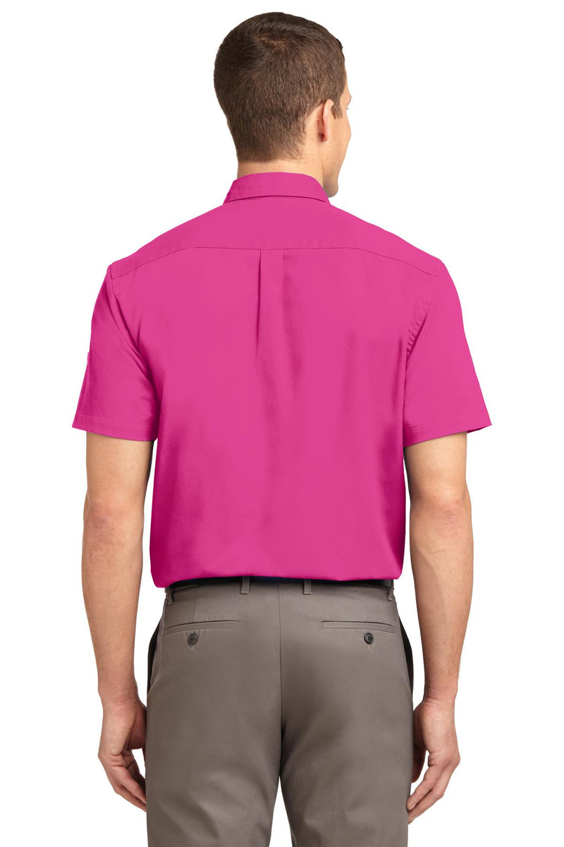 Port Authority Short Sleeve Easy Care Shirt - Tropical Pink