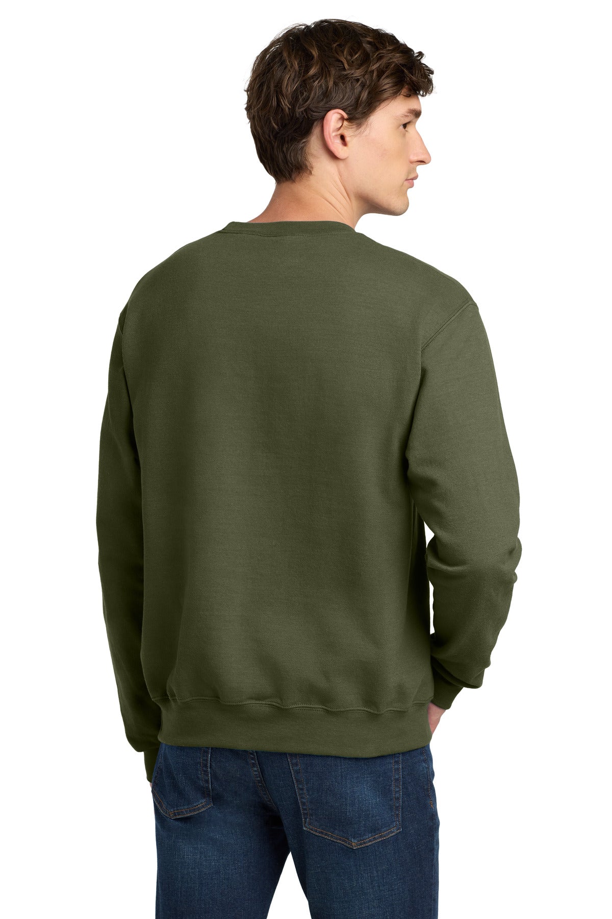 Champion  Powerblend Crewneck Sweatshirt - Fresh Olive