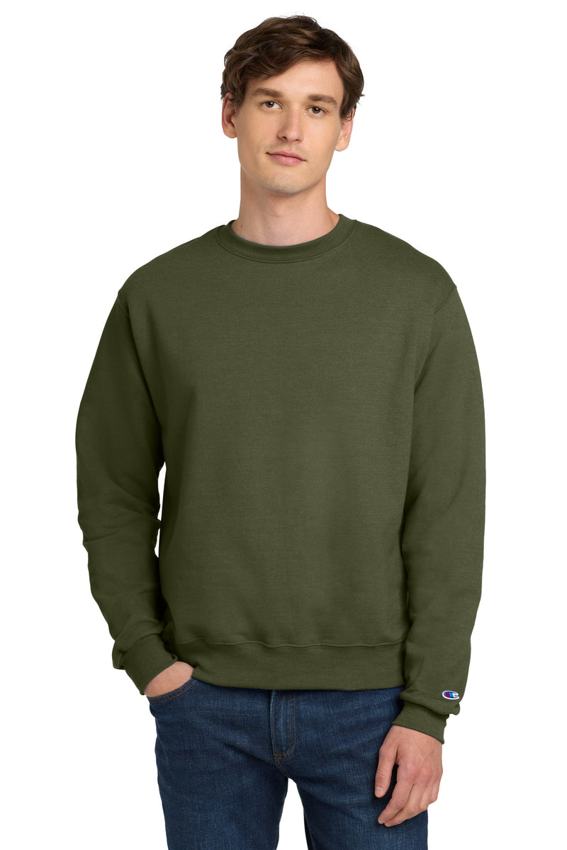 Champion  Powerblend Crewneck Sweatshirt - Fresh Olive