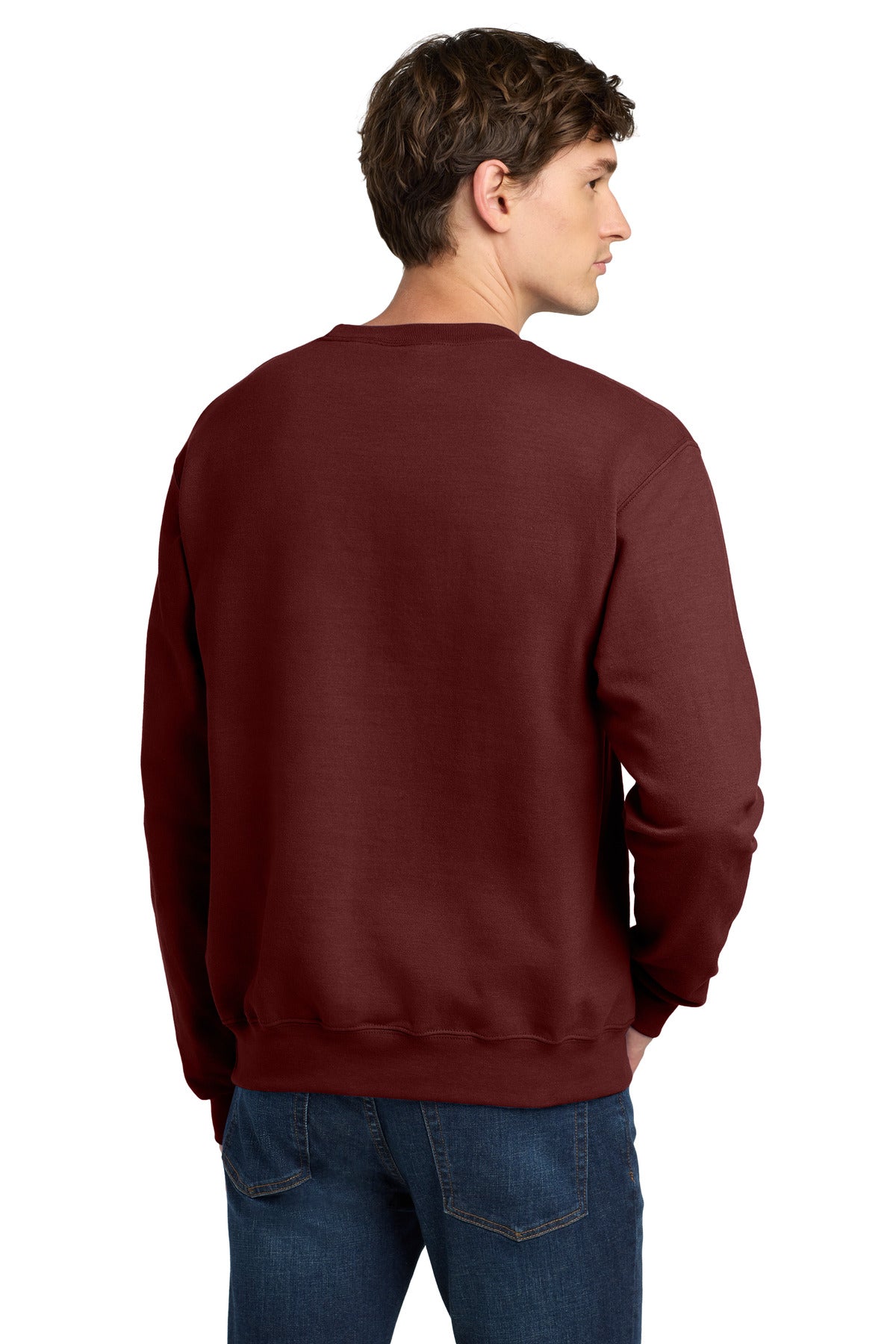 Champion  Powerblend Crewneck Sweatshirt - Maroon